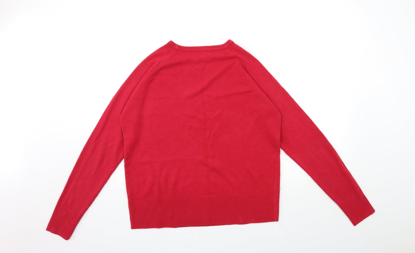 sarah hamilton Womens Red  Knit Pullover Jumper Size XL