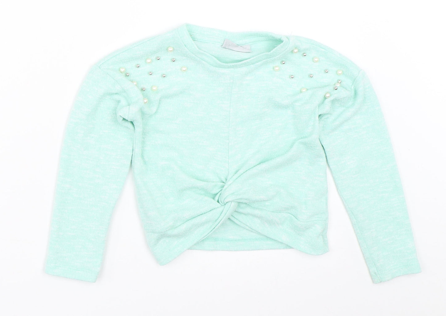 Matalan Girls Blue   Pullover Jumper Size 4 Years