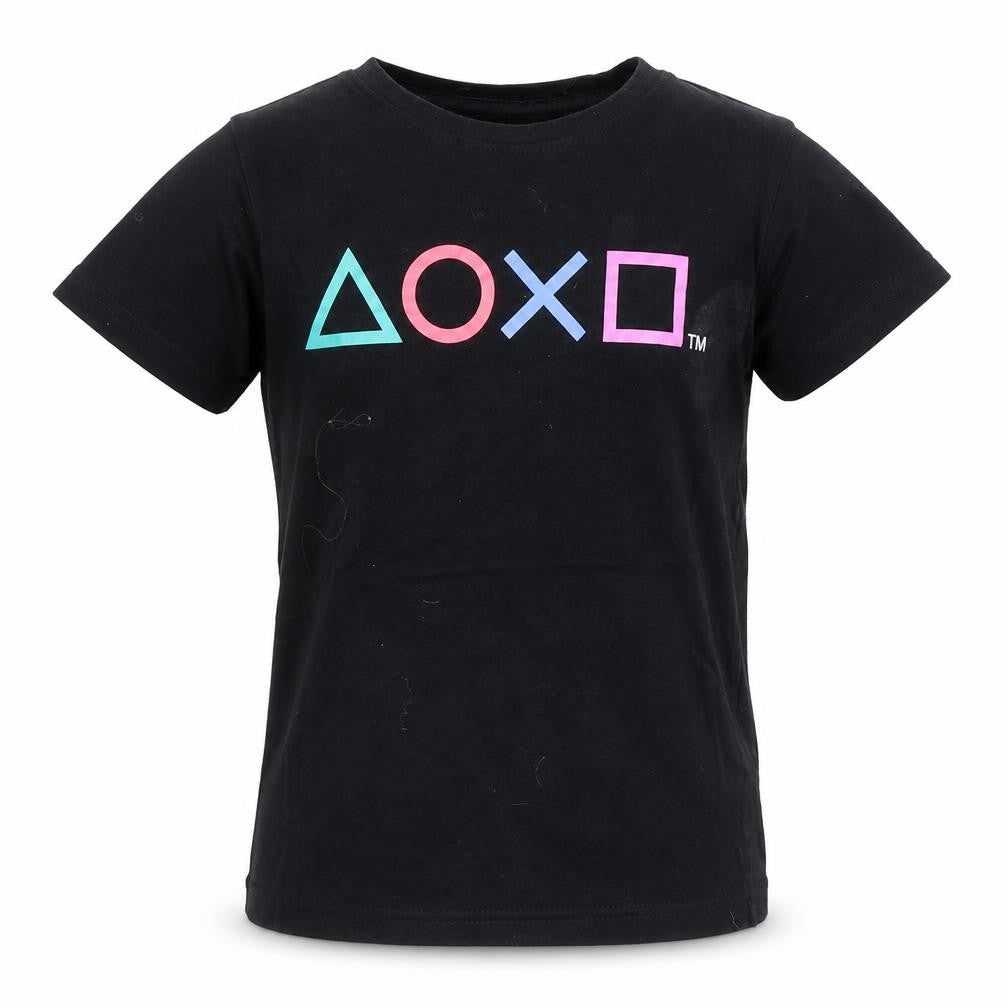 Primark Girls Black   Basic T-Shirt Size 6-7 Years