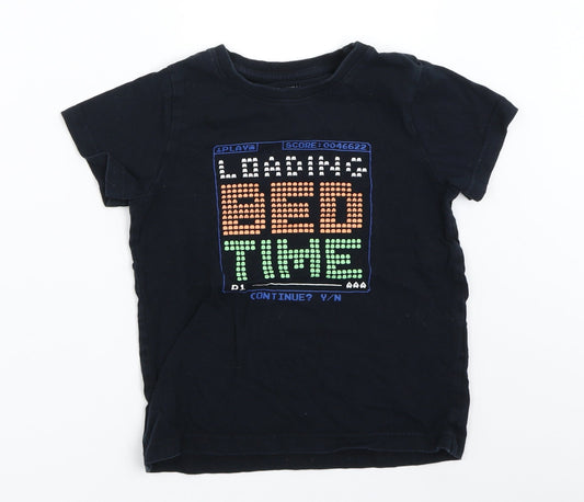 Primark Boys Blue   Basic T-Shirt Size 5-6 Years