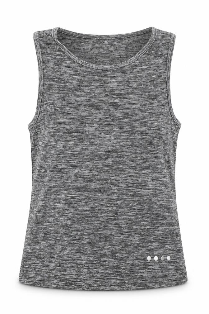 Matalan Girls Grey   Basic Tank Size 6-7 Years