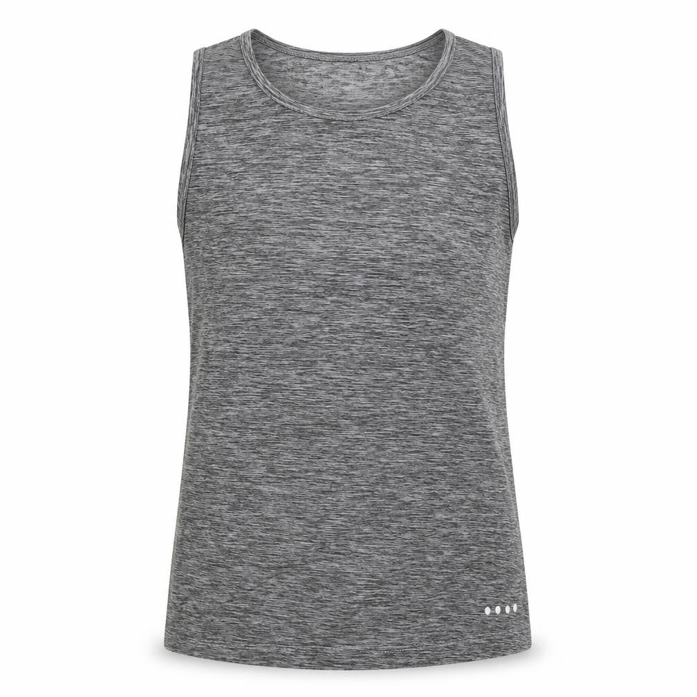 Matalan Girls Grey   Basic Tank Size 8-9 Years