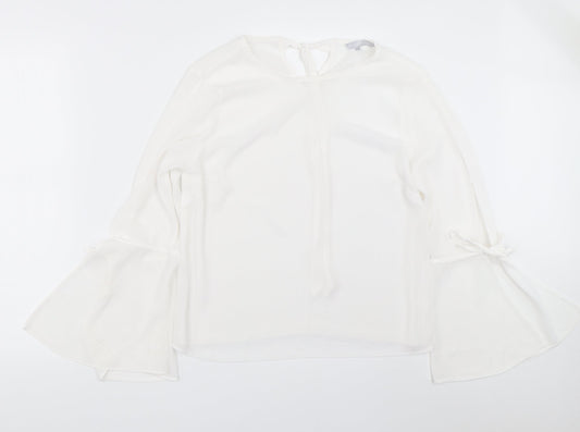Red Herring Womens White   Basic Blouse Size 12