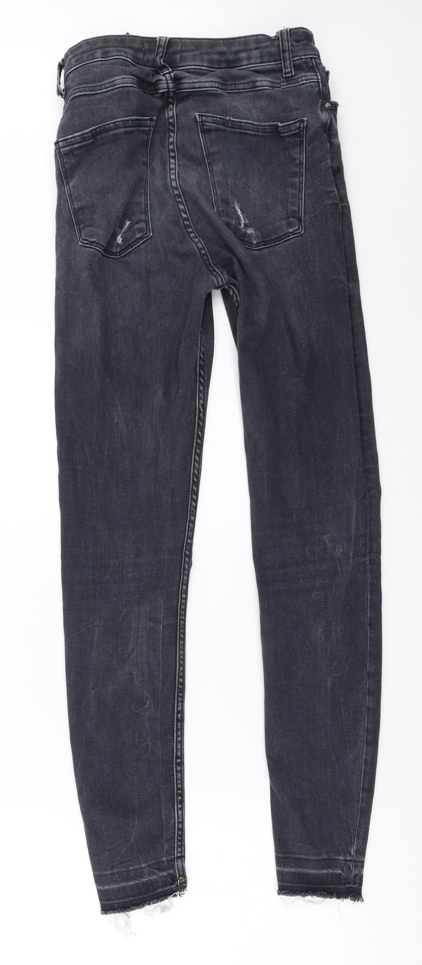 Zara Womens Grey   Skinny Jeans Size 36 L28.5 in