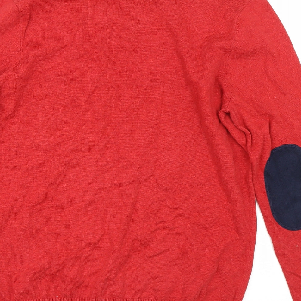 Topshop Mens Red   Pullover Jumper Size M