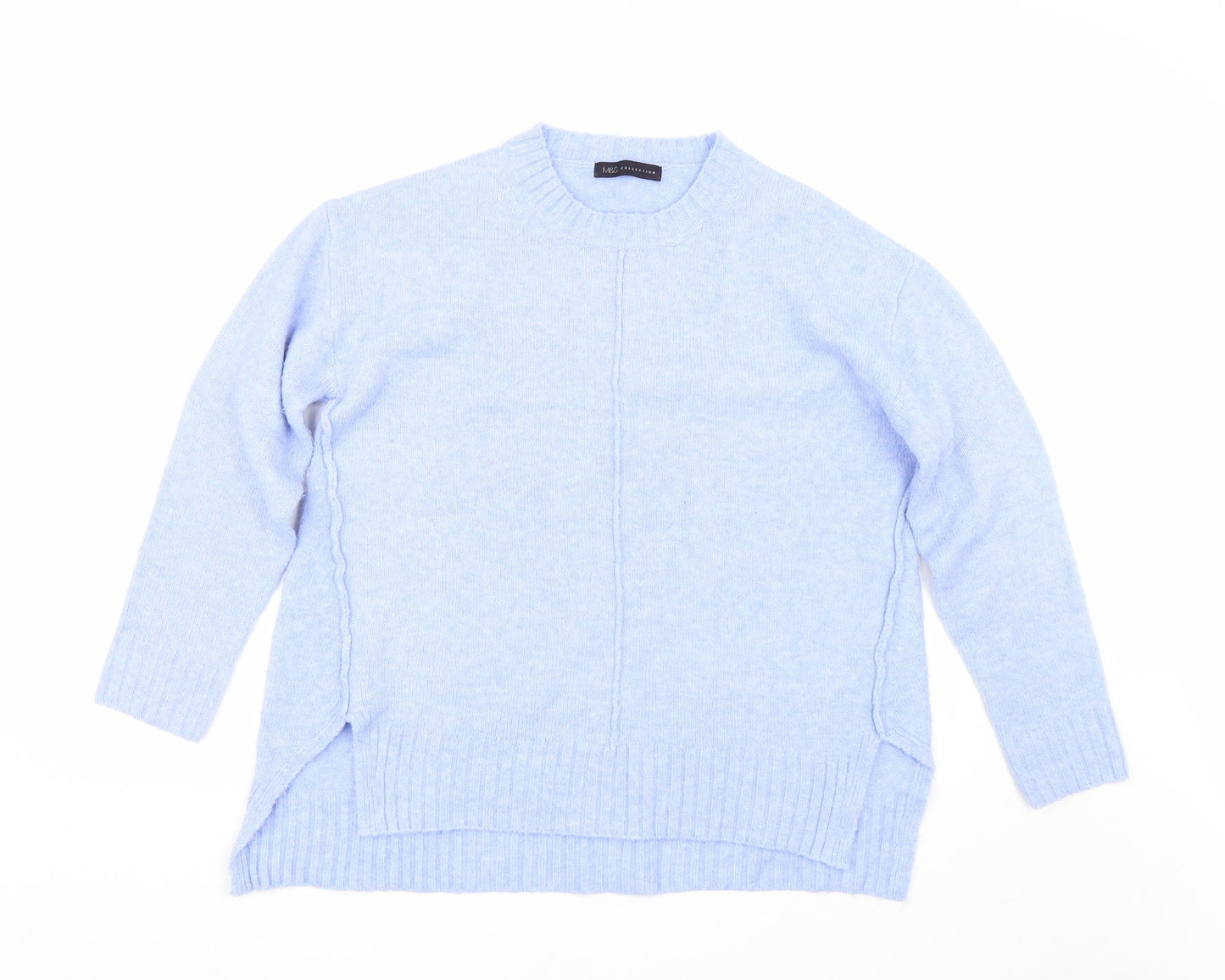 M&S Womens Blue   Pullover Jumper Size M