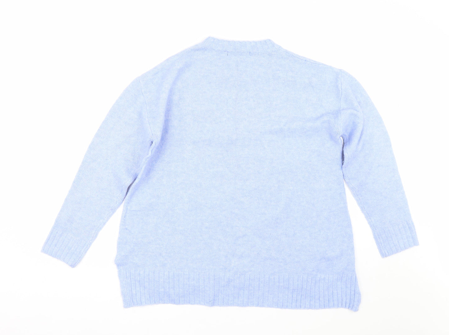 M&S Womens Blue   Pullover Jumper Size M