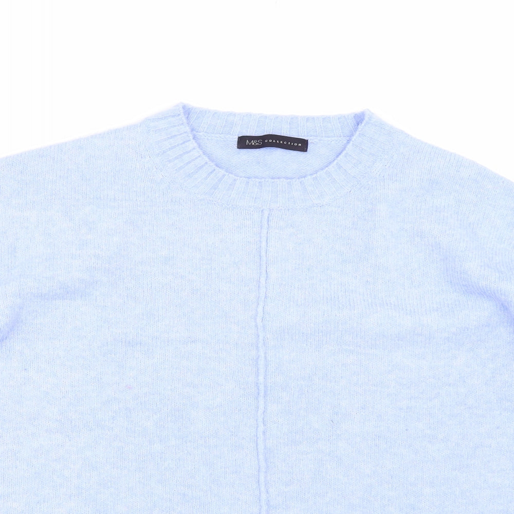 M&S Womens Blue   Pullover Jumper Size M