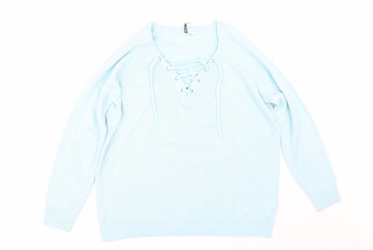 Preloved Capsule Womens Blue   Pullover Jumper Size S - Front
