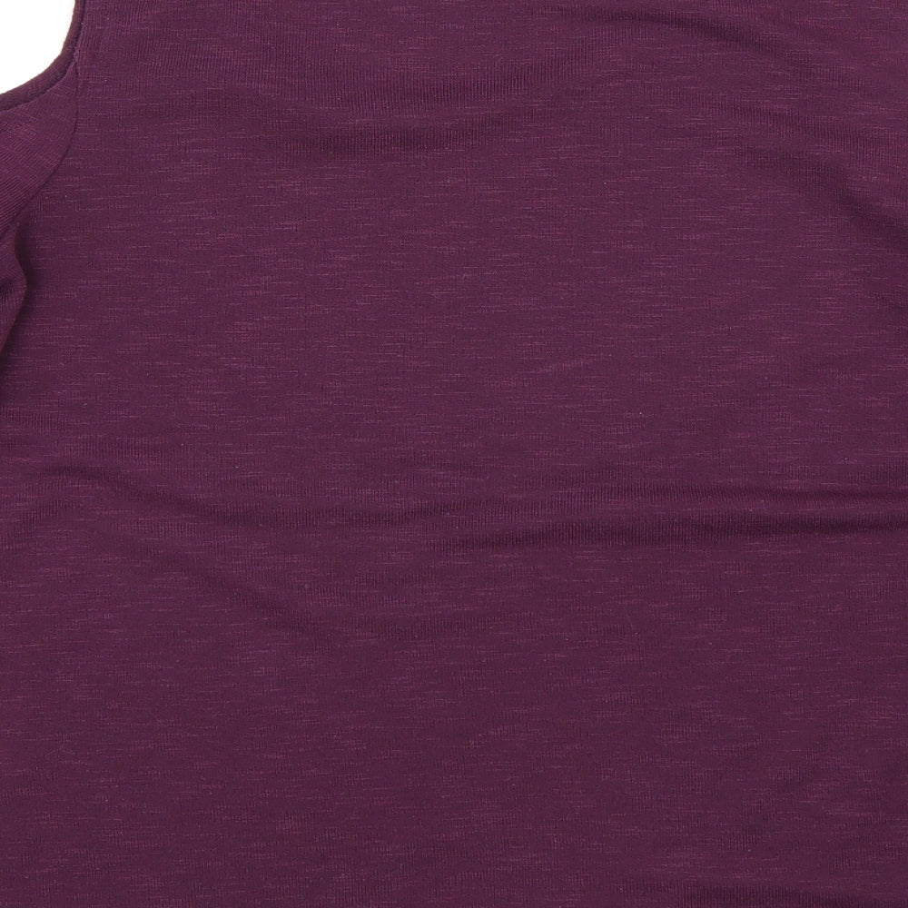 Select Womens Purple   Basic Tank Size 12