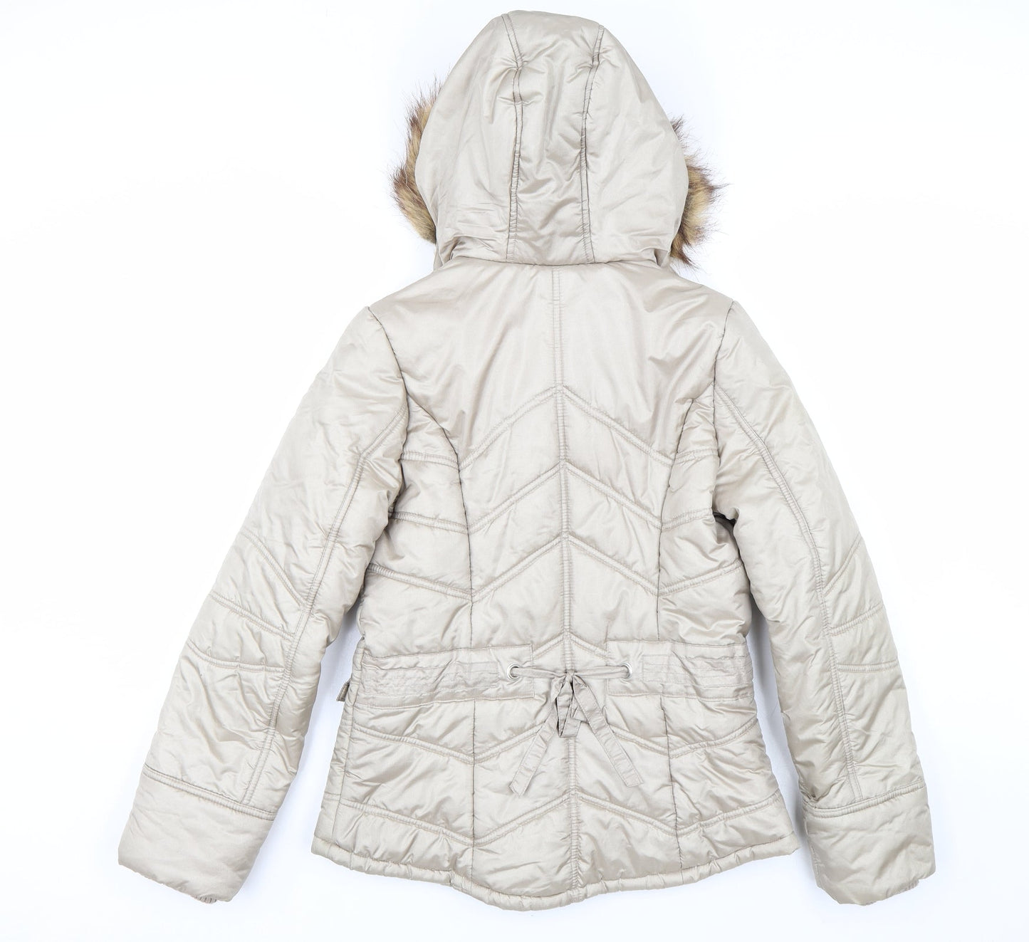 George Womens Gold   Parka Coat Size 8