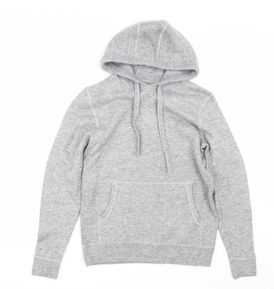George Womens Grey   Pullover Hoodie Size S