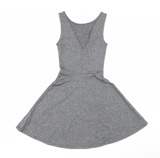 H&M Womens Grey   Tank Dress  Size S