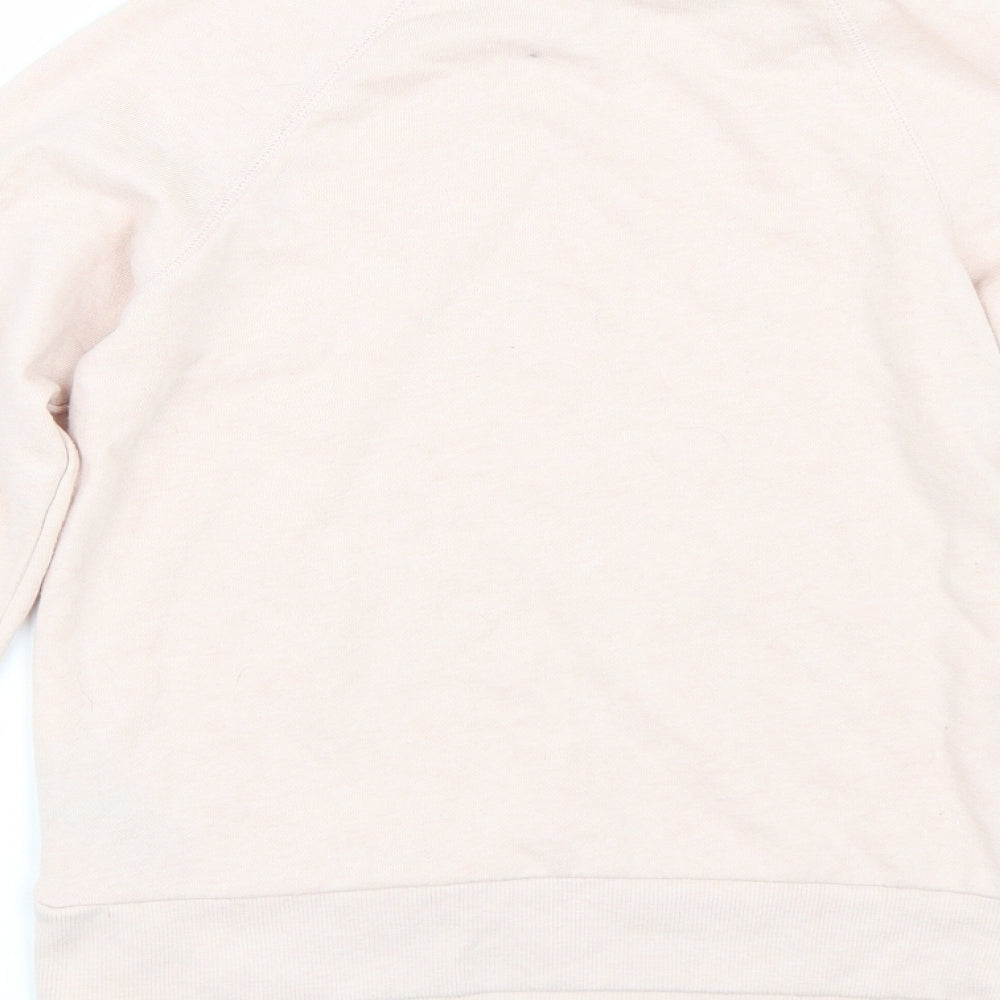 H&M Womens Pink   Pullover Sweatshirt Size XS