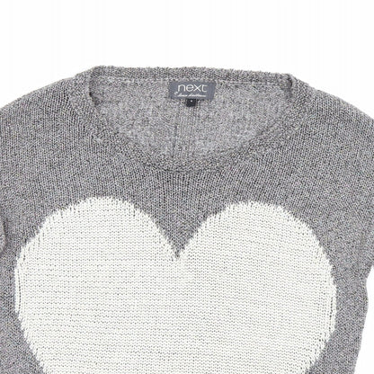 Preloved NEXT Womens Grey   Pullover Jumper Size 8 - Detail