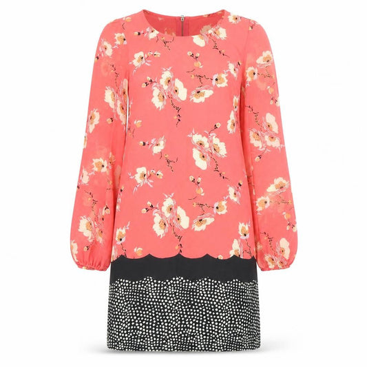 Miss Selfridge Womens Pink Floral  T-Shirt Dress  Size 8