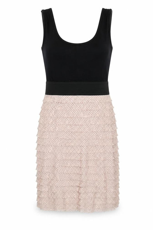 New Look Womens Pink Polka Dot  Tank Dress  Size 8