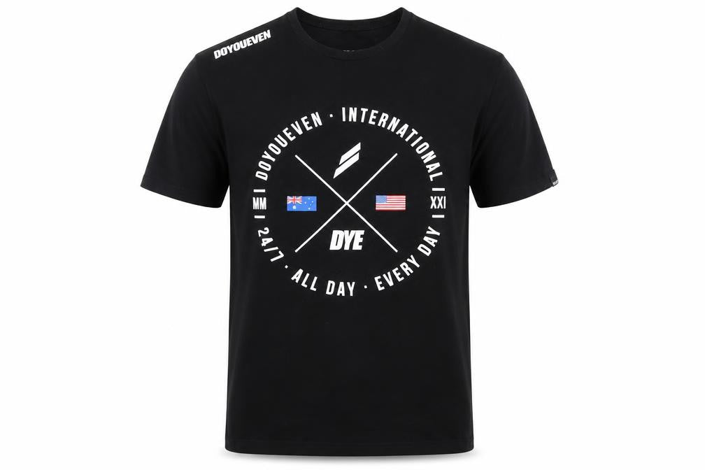 Doyoueven Mens Black    T-Shirt Size M