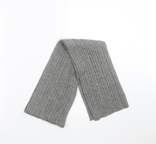 Hammond Mens Grey  Knit Scarf  One Size