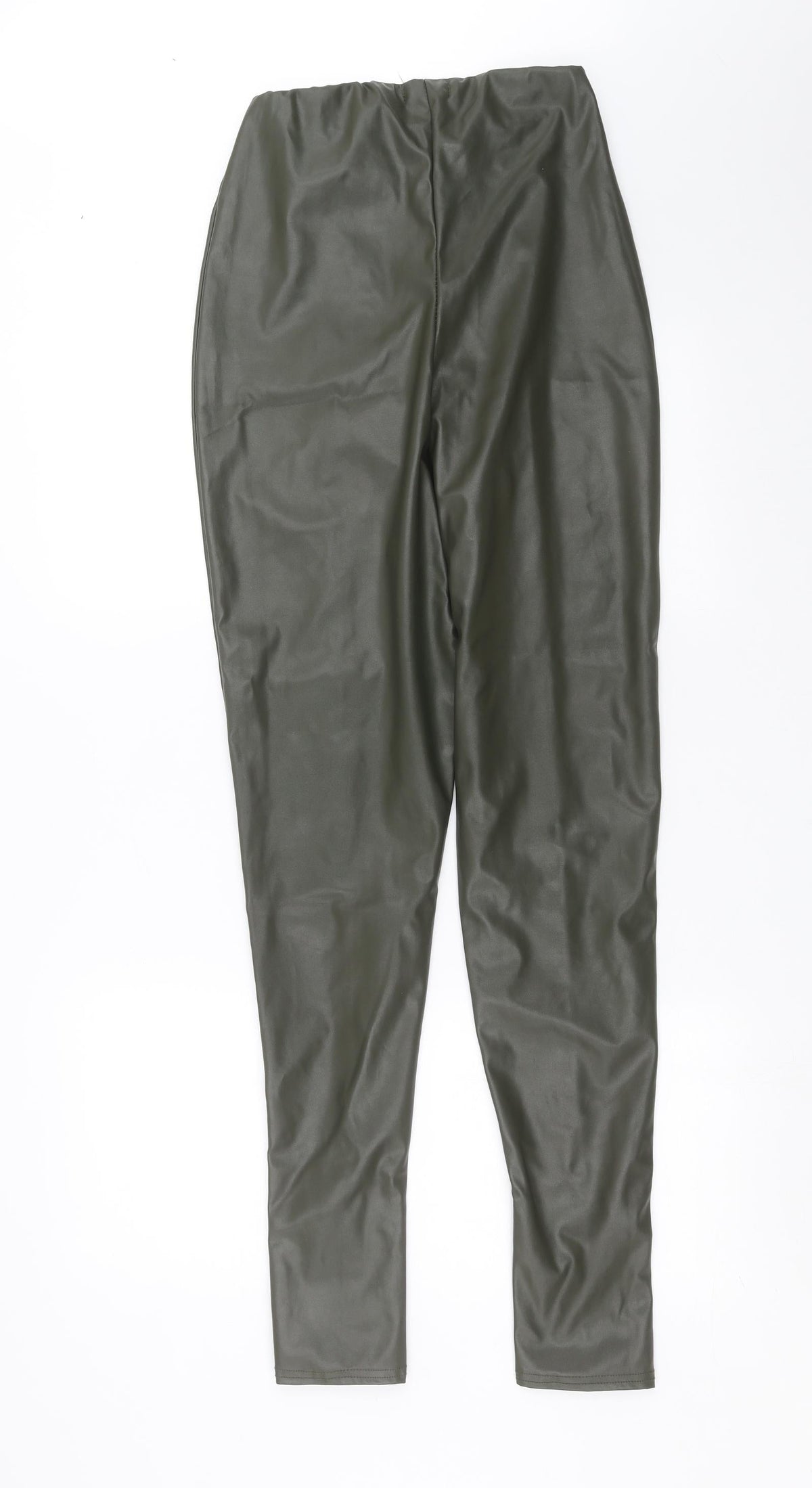 PRETTYLITTLETHING Womens Green   Trousers  Size 10 L32 in