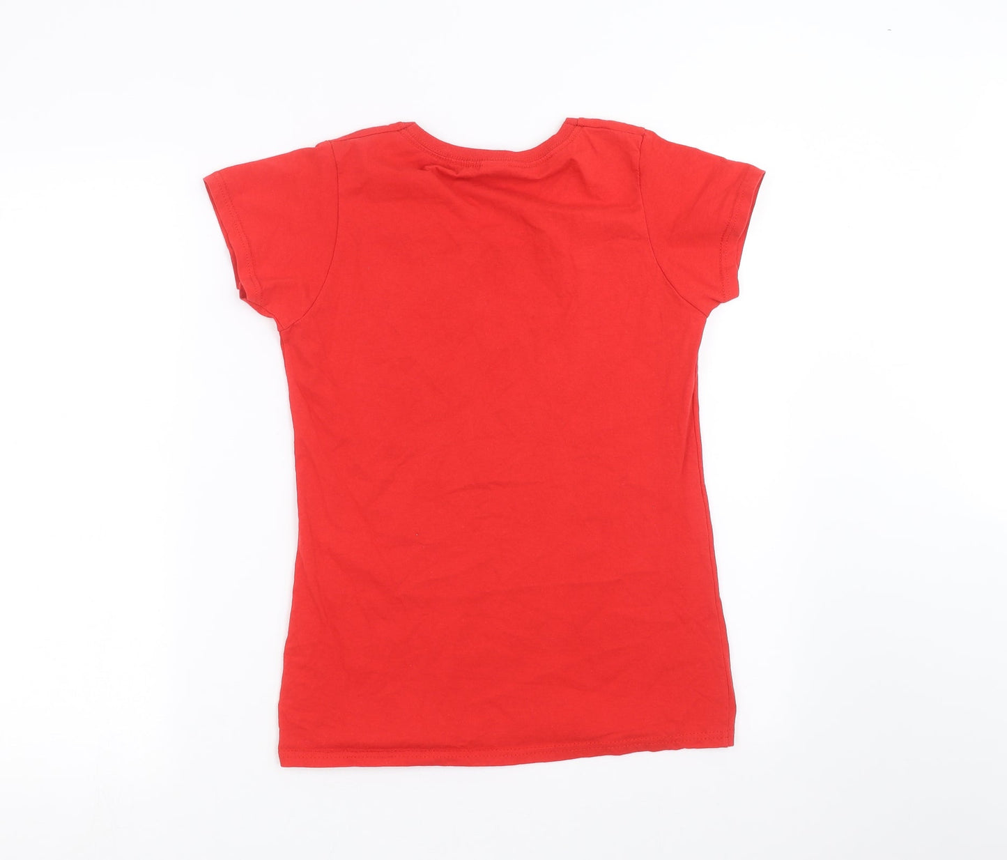 Fruit of the Loom Womens Red   Basic T-Shirt Size S