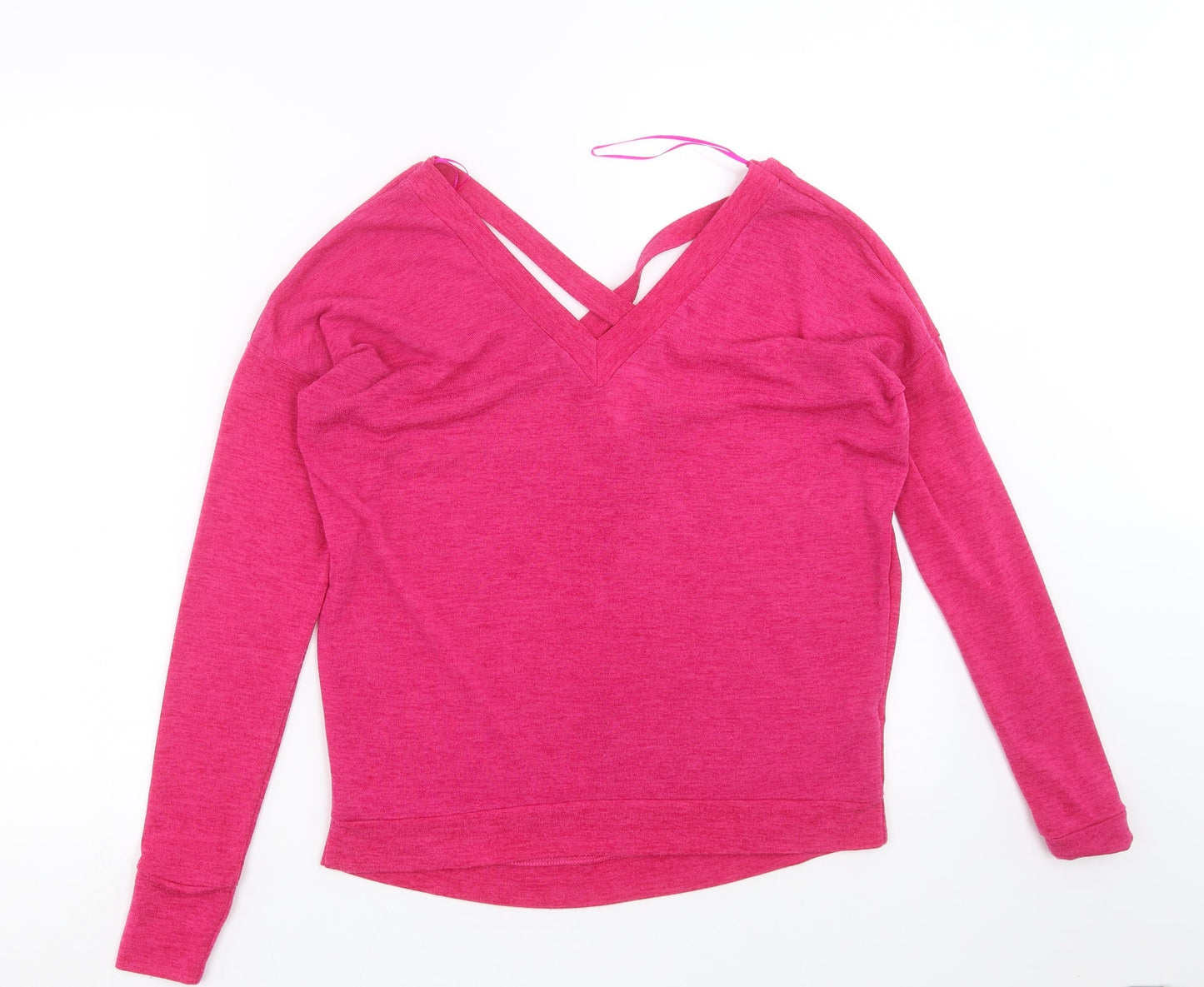 River Island Womens Pink  Knit Pullover Jumper Size 6