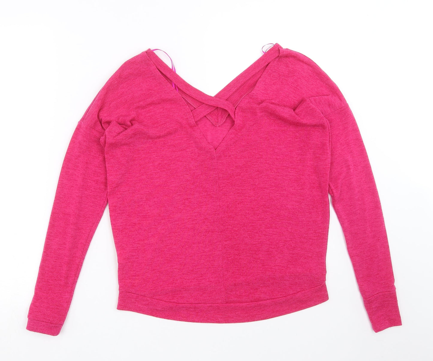 River Island Womens Pink  Knit Pullover Jumper Size 6