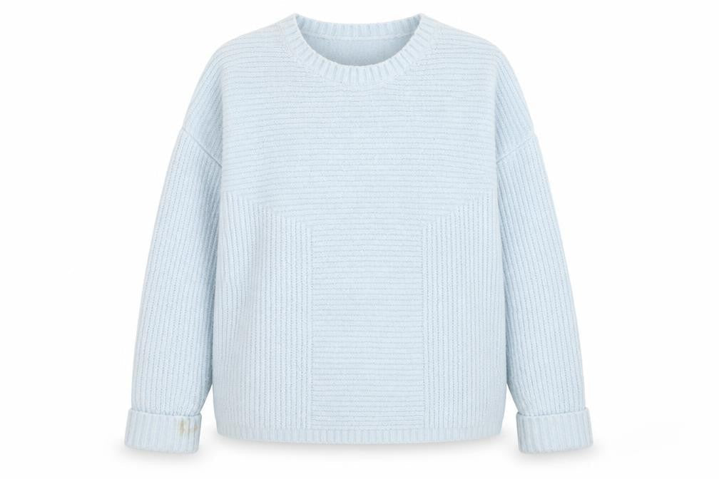 George Womens Blue  Knit Pullover Jumper Size L