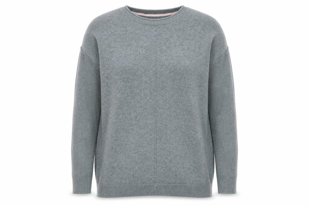 AKINI Womens Grey  Knit Pullover Jumper Size S