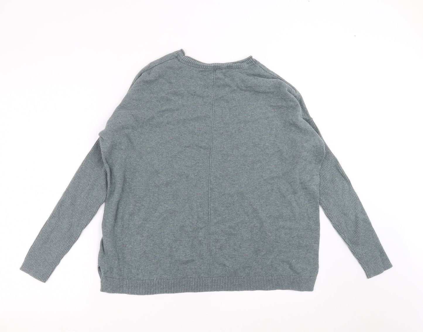 AKINI Womens Grey  Knit Pullover Jumper Size S