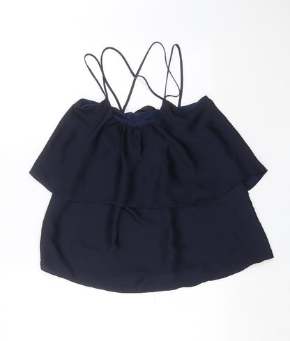 River Island Womens Blue   Basic Blouse Size 8