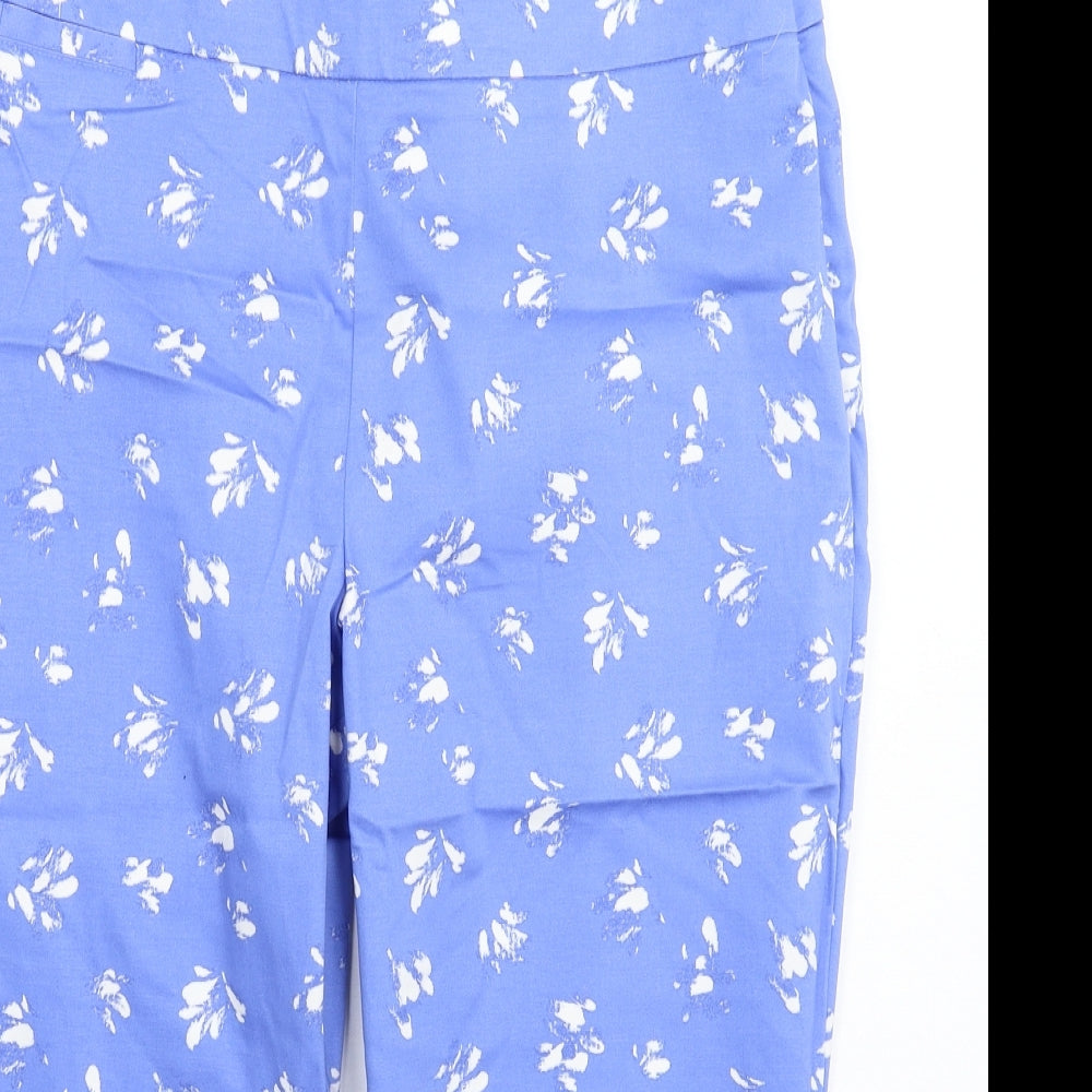Preworn Womens Blue   Cropped Trousers Size 36 in L21 in
