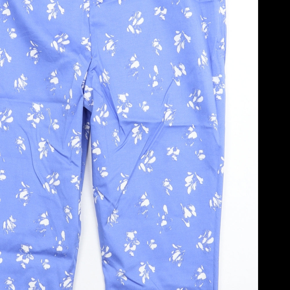 Preworn Womens Blue   Cropped Trousers Size 36 in L21 in
