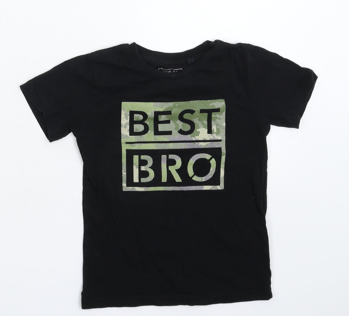 NEXT Boys Black   Basic T-Shirt Size 5 Years