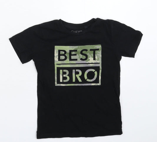 NEXT Boys Black   Basic T-Shirt Size 5 Years
