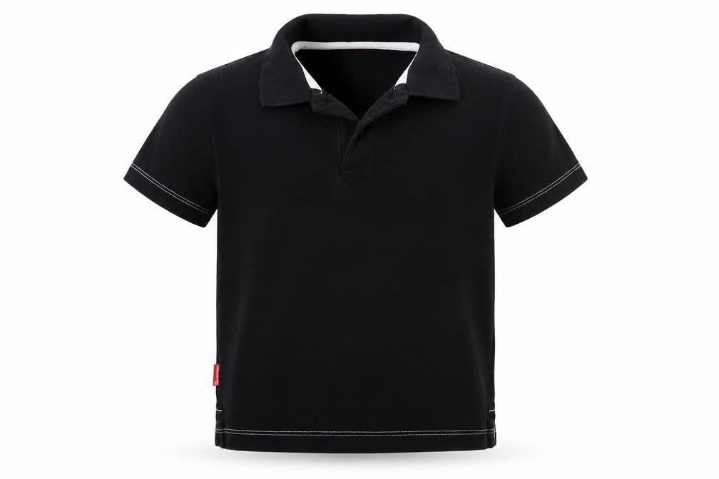 Slazenger Boys Black   Basic Polo Size 3-4 Years
