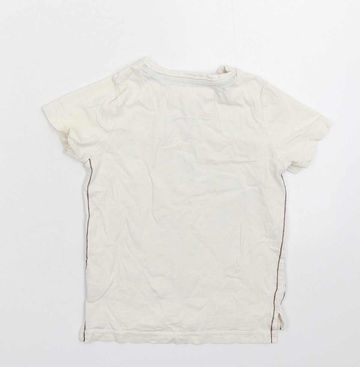 TU Boys White   Basic T-Shirt Size 4 Years