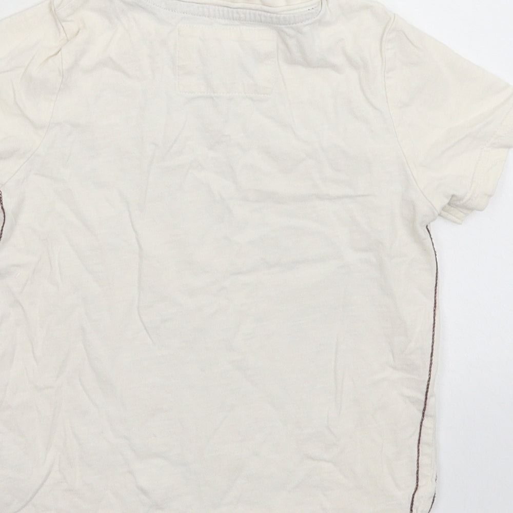 TU Boys White   Basic T-Shirt Size 4 Years