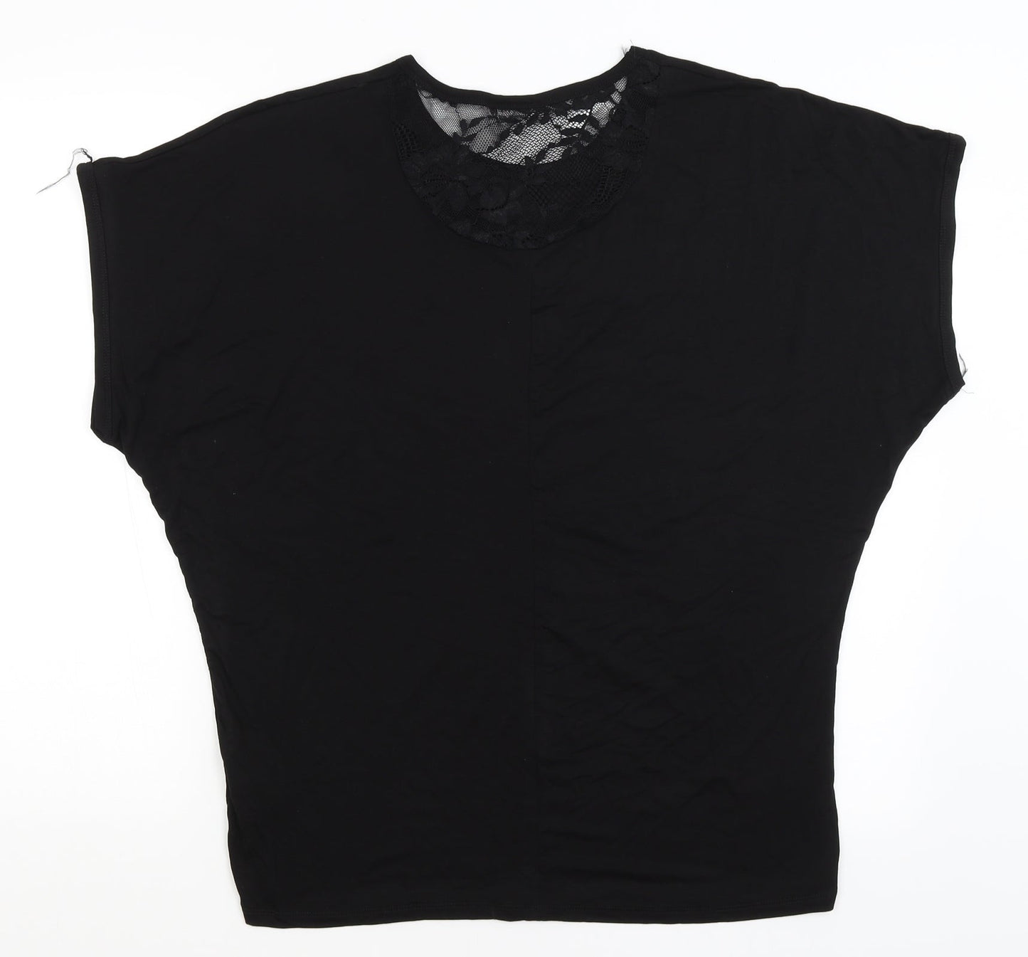 CC Fashion Womens Black   Basic T-Shirt Size L  - Queen