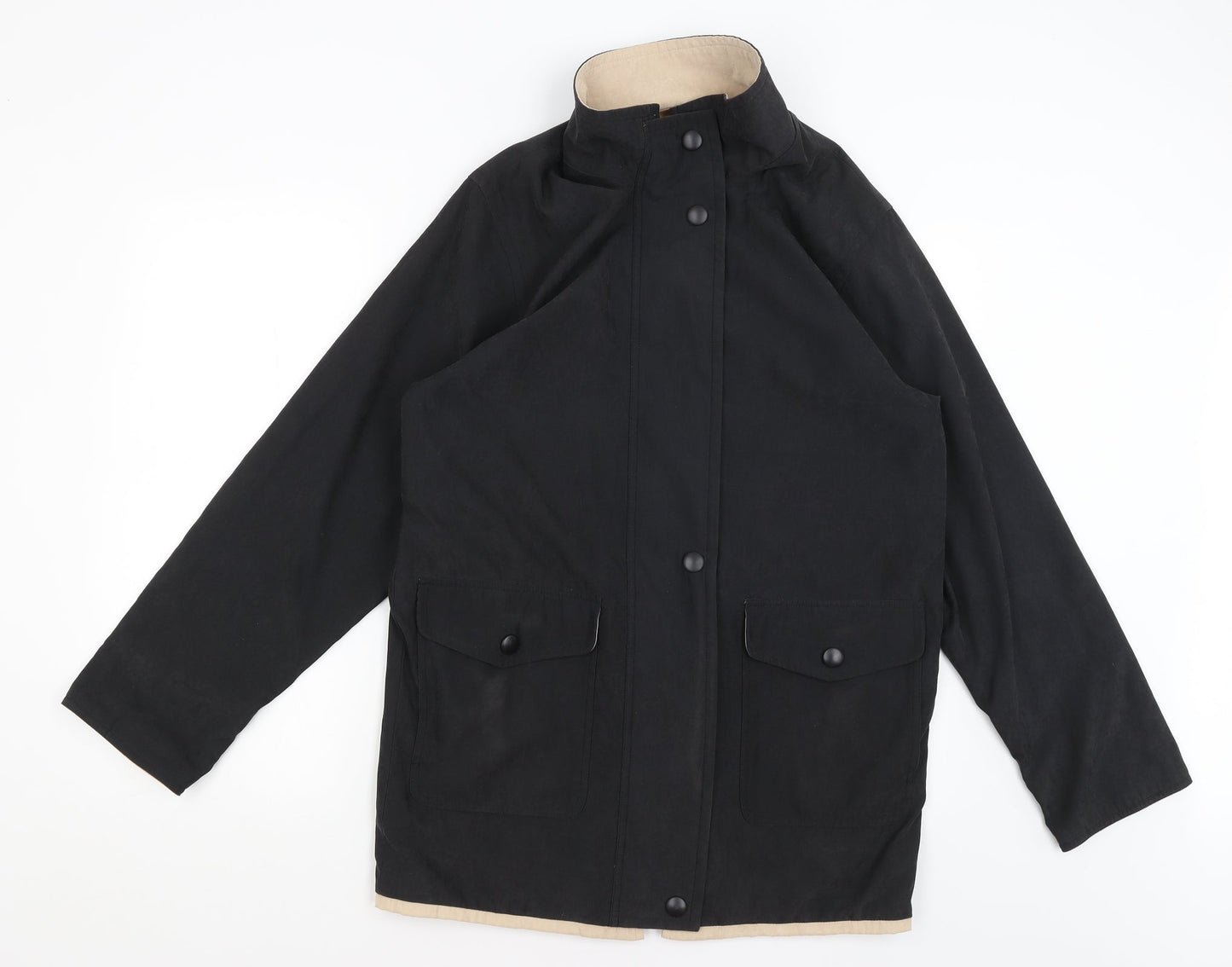 Berkertex Womens Black   Rain Coat Coat Size 10
