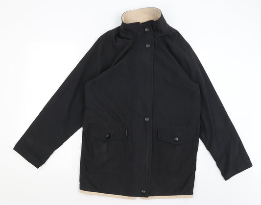 Berkertex Womens Black   Rain Coat Coat Size 10