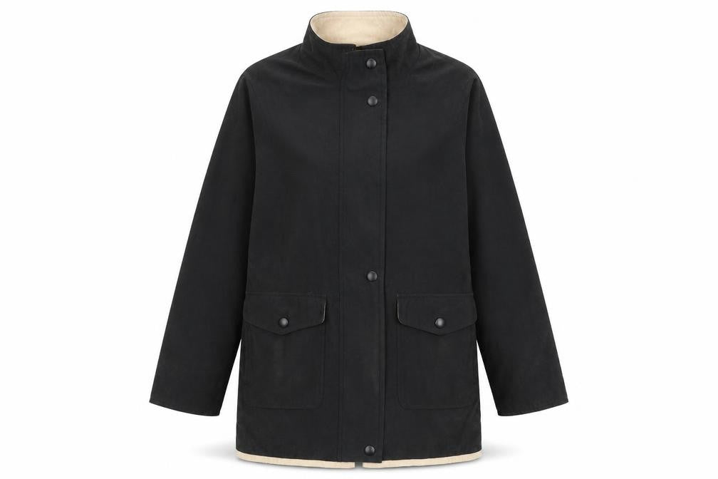 Berkertex Womens Black   Rain Coat Coat Size 10