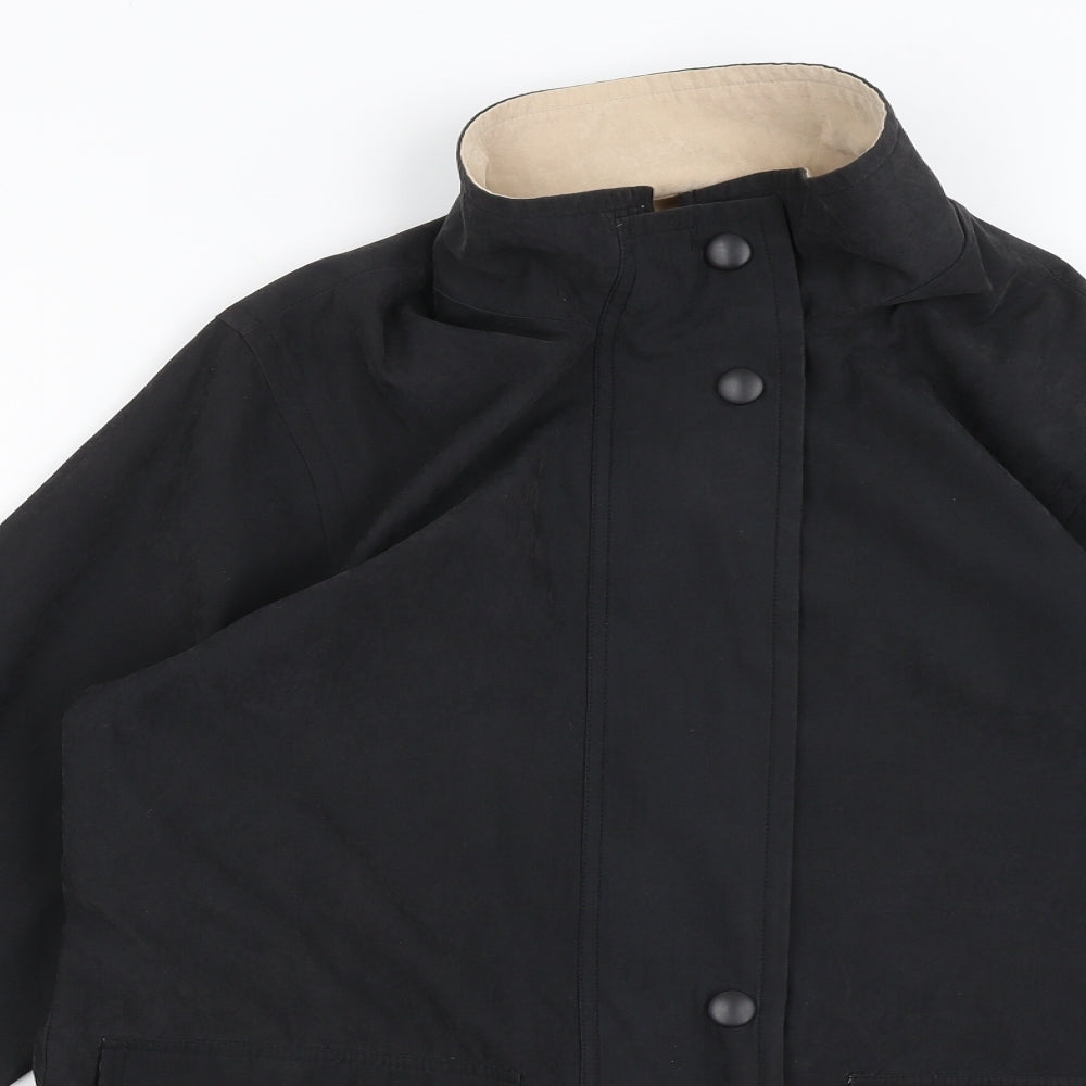 Berkertex Womens Black   Rain Coat Coat Size 10