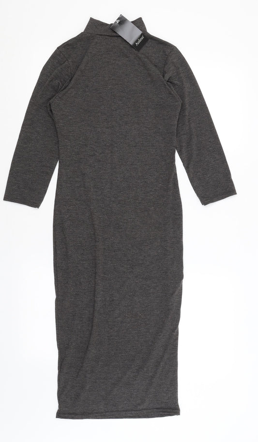 Aislinn Womens Grey   T-Shirt Dress  Size S