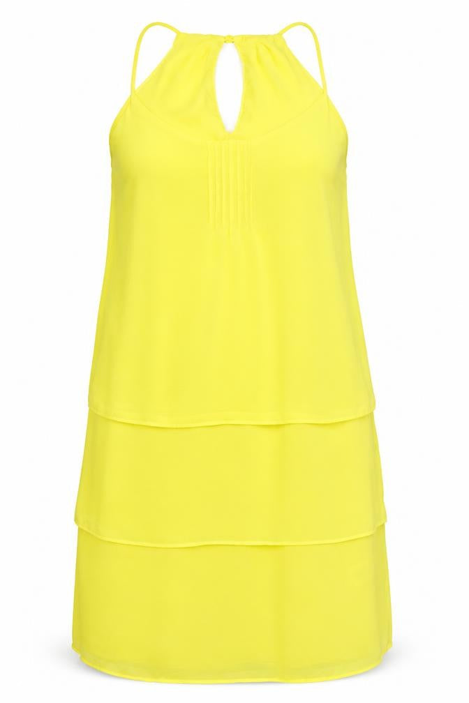 H&M Womens Yellow   A-Line  Size 8