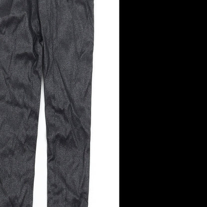 Denim Co Womens Black   Trousers  Size 4 L27 in