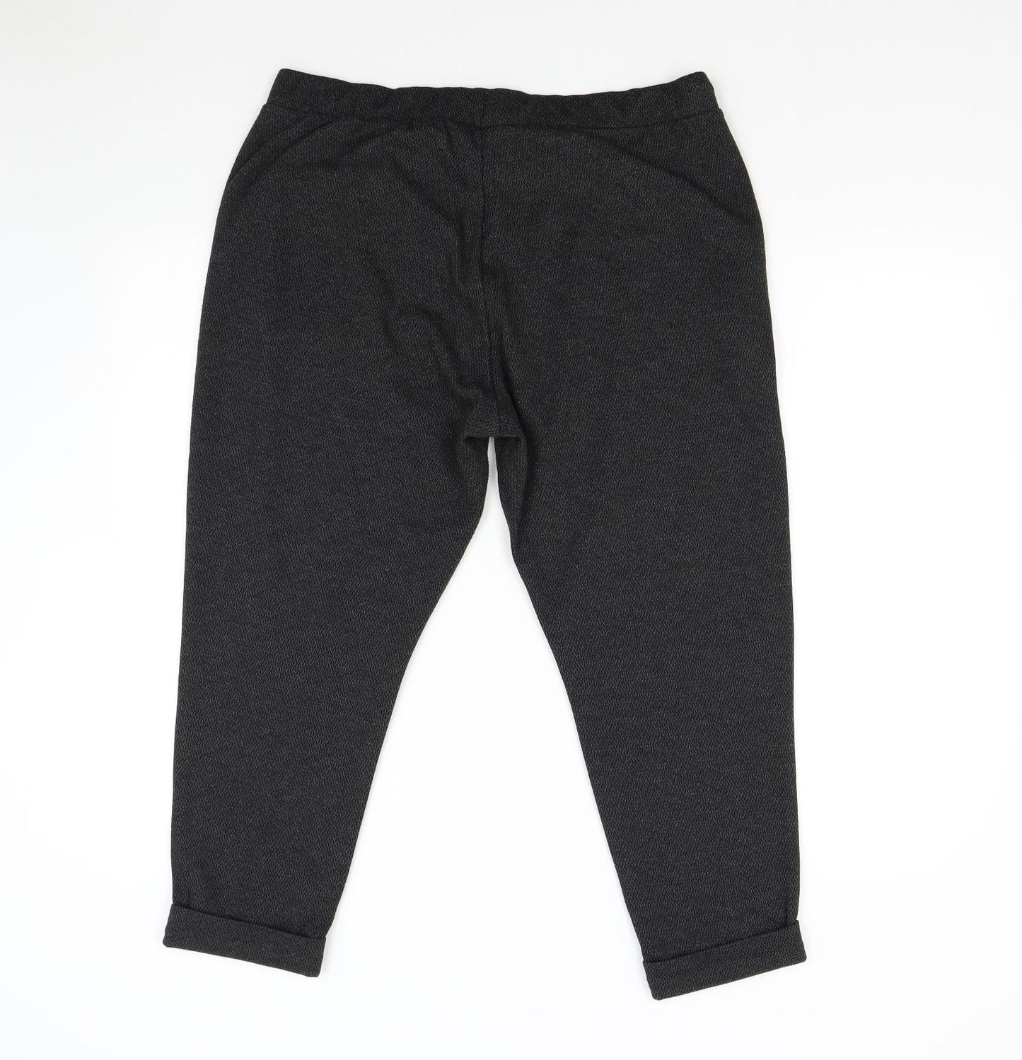 M&S Womens Grey   Trousers  Size 16 L23 in