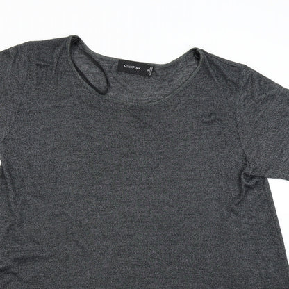 Mink Pink Womens Grey   Basic T-Shirt Size M