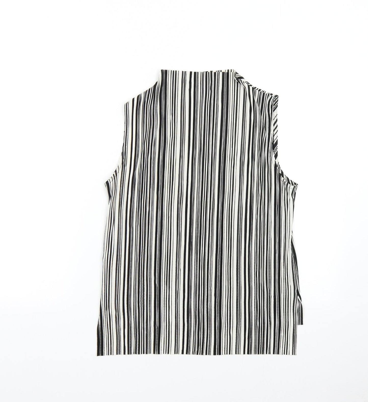 Topshop Womens Multicoloured Striped  Basic Blouse Size 8