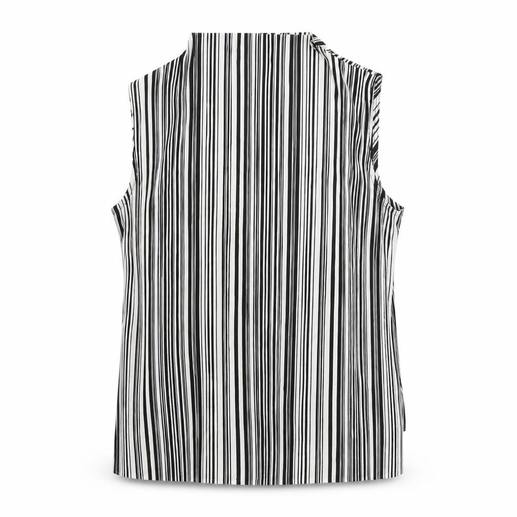 Topshop Womens Multicoloured Striped  Basic Blouse Size 8
